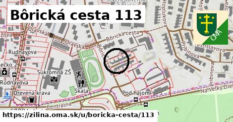 Bôrická cesta 113, Žilina