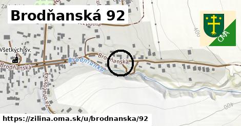 Brodňanská 92, Žilina