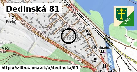 Dedinská 81, Žilina