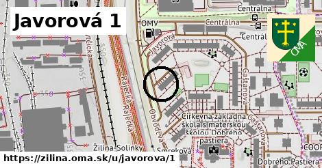 Javorová 1, Žilina