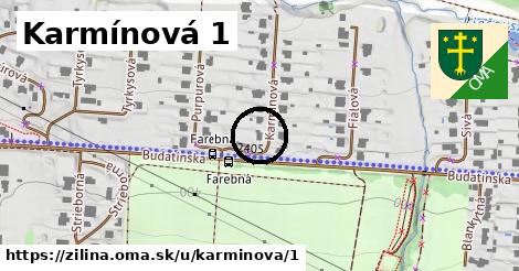 Karmínová 1, Žilina