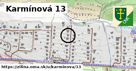 Karmínová 13, Žilina