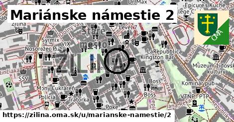 Mariánske námestie 2, Žilina