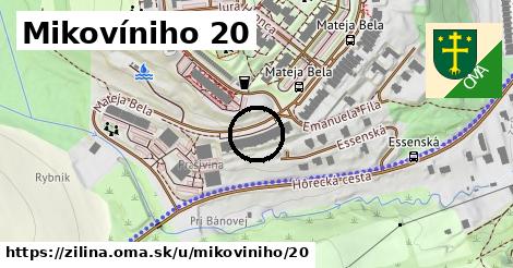 Mikovíniho 20, Žilina