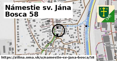 Námestie sv. Jána Bosca 58, Žilina