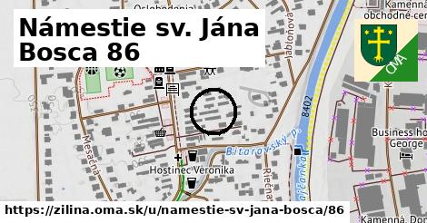 Námestie sv. Jána Bosca 86, Žilina