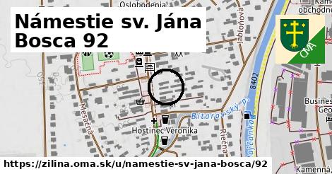 Námestie sv. Jána Bosca 92, Žilina