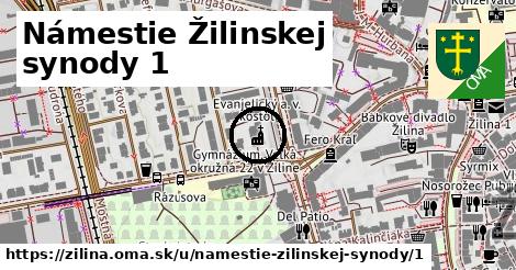 Námestie Žilinskej synody 1, Žilina