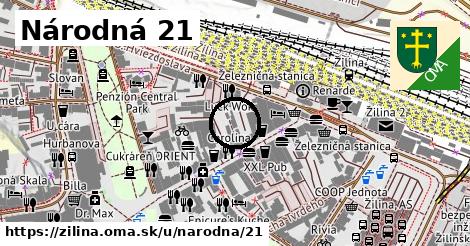 Národná 21, Žilina