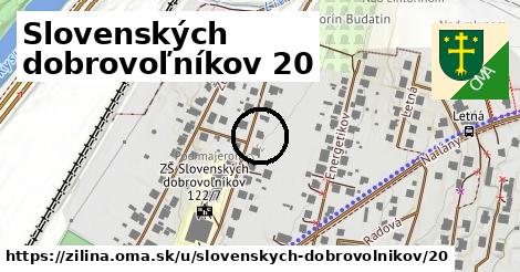 Slovenských dobrovoľníkov 20, Žilina