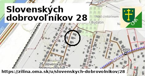 Slovenských dobrovoľníkov 28, Žilina