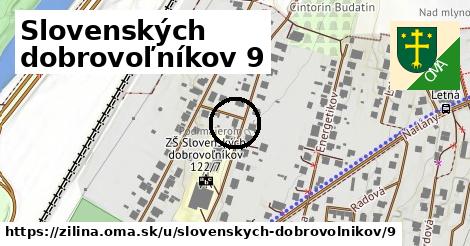 Slovenských dobrovoľníkov 9, Žilina