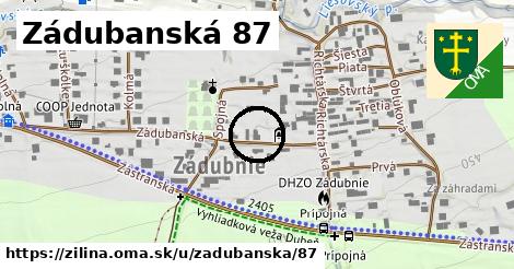 Zádubanská 87, Žilina