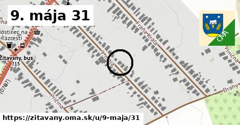 9. mája 31, Žitavany