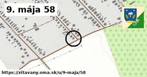 9. mája 58, Žitavany