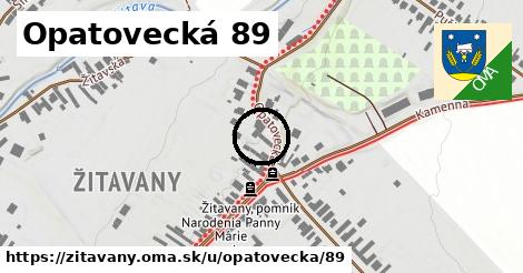 Opatovecká 89, Žitavany