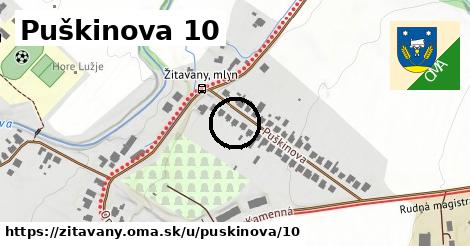 Puškinova 10, Žitavany