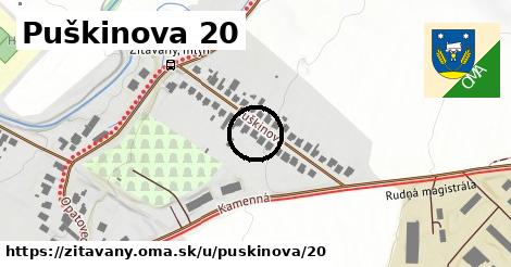 Puškinova 20, Žitavany