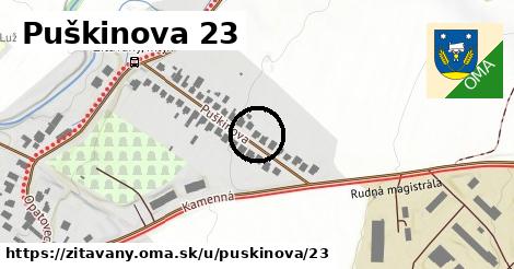 Puškinova 23, Žitavany