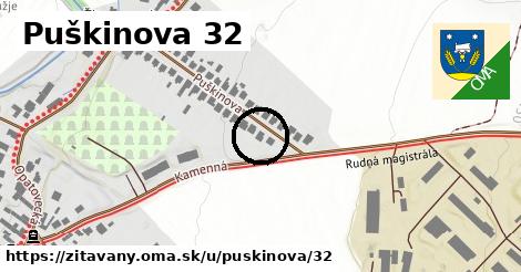 Puškinova 32, Žitavany