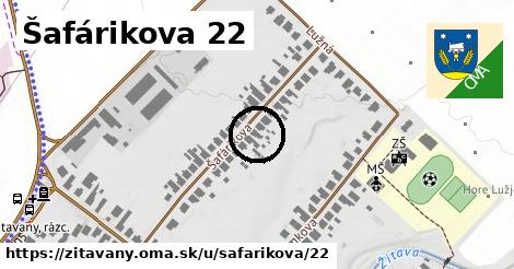 Šafárikova 22, Žitavany