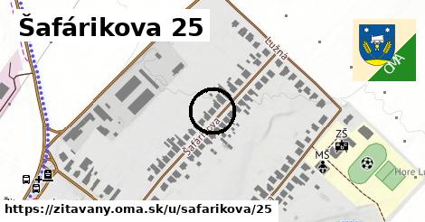 Šafárikova 25, Žitavany