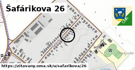 Šafárikova 26, Žitavany