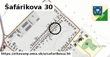 Šafárikova 30, Žitavany