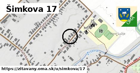 Šimkova 17, Žitavany