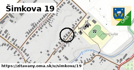 Šimkova 19, Žitavany