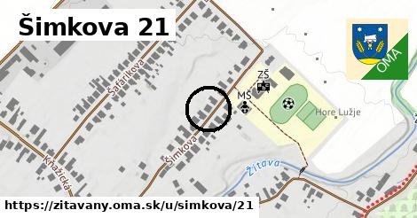 Šimkova 21, Žitavany