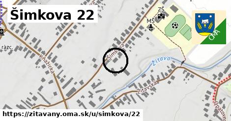 Šimkova 22, Žitavany