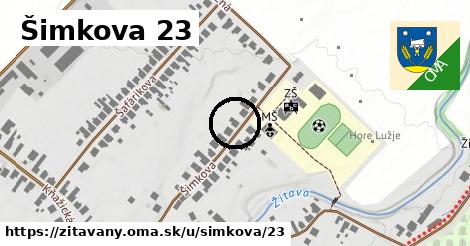 Šimkova 23, Žitavany