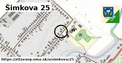 Šimkova 25, Žitavany