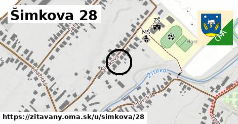 Šimkova 28, Žitavany