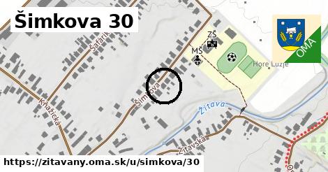 Šimkova 30, Žitavany