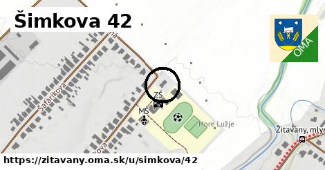 Šimkova 42, Žitavany