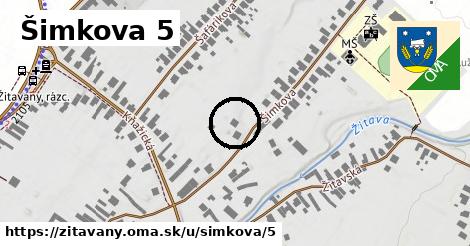 Šimkova 5, Žitavany