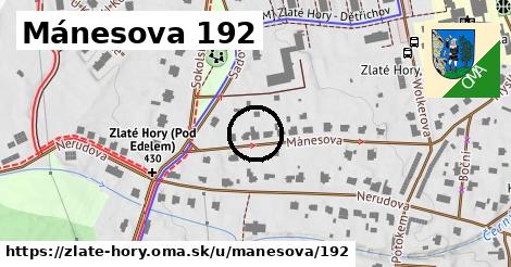 Mánesova 192, Zlaté Hory