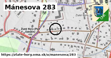 Mánesova 283, Zlaté Hory