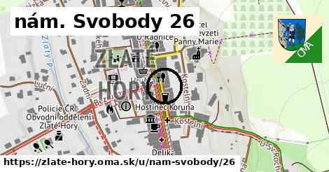 nám. Svobody 26, Zlaté Hory