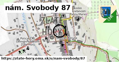 nám. Svobody 87, Zlaté Hory