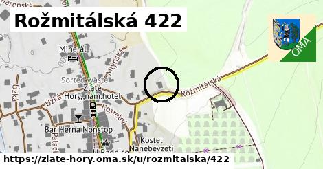 Rožmitálská 422, Zlaté Hory