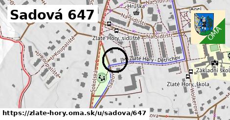Sadová 647, Zlaté Hory