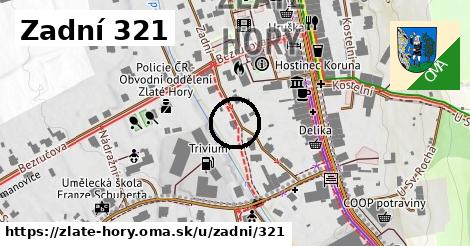 Zadní 321, Zlaté Hory