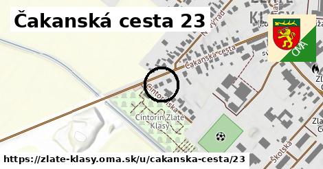 Čakanská cesta 23, Zlaté Klasy