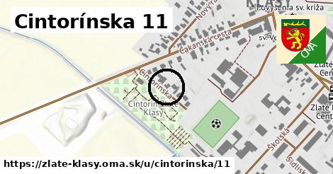 Cintorínska 11, Zlaté Klasy