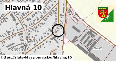 Hlavná 10, Zlaté Klasy