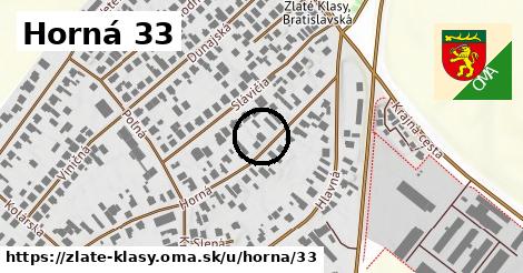 Horná 33, Zlaté Klasy