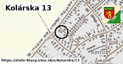 Kolárska 13, Zlaté Klasy